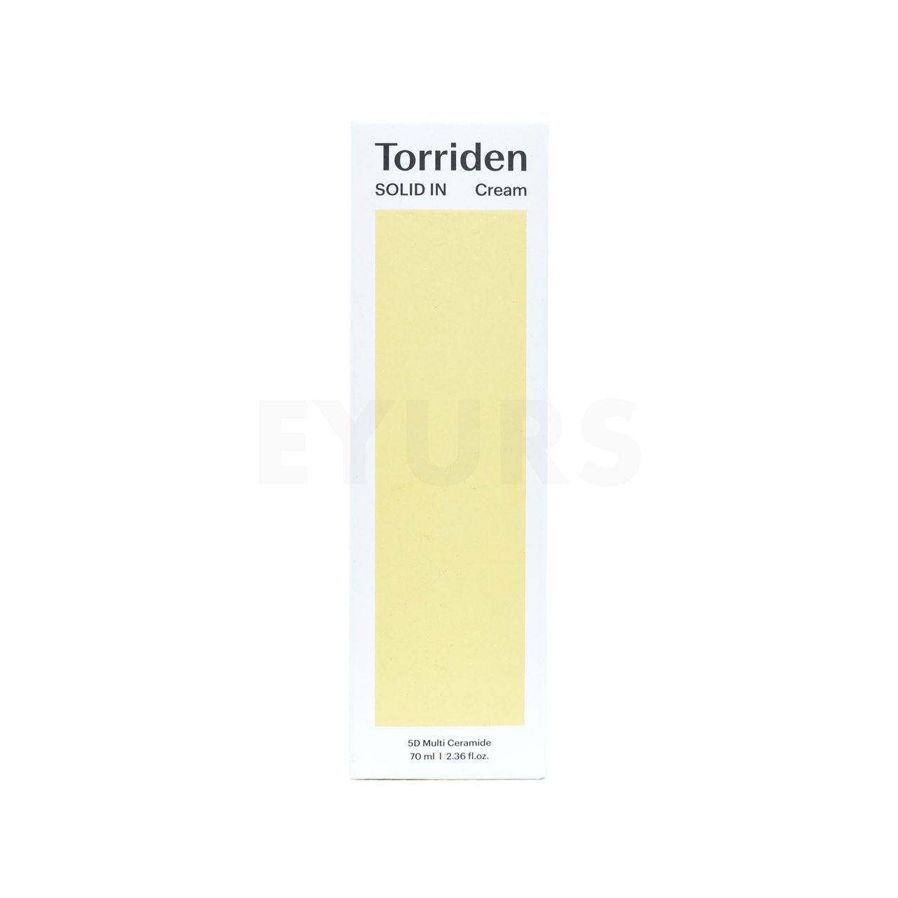 torriden solid in ceramide cream front side packaging box