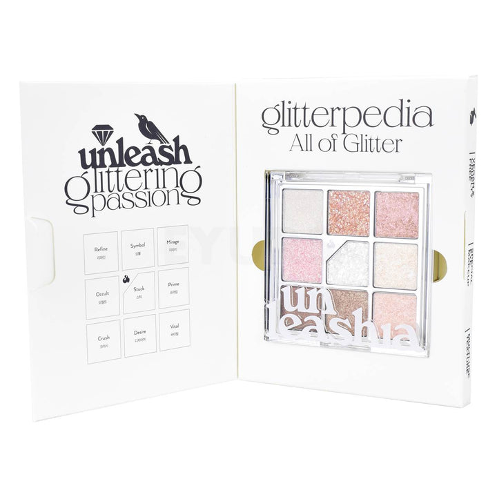 unleashia glitterpedia eye palette