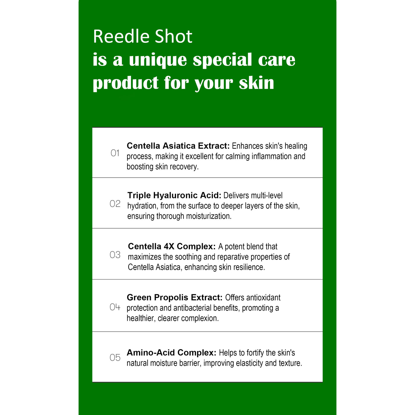 vt cosmetics reedle shot 100 50ml benefits