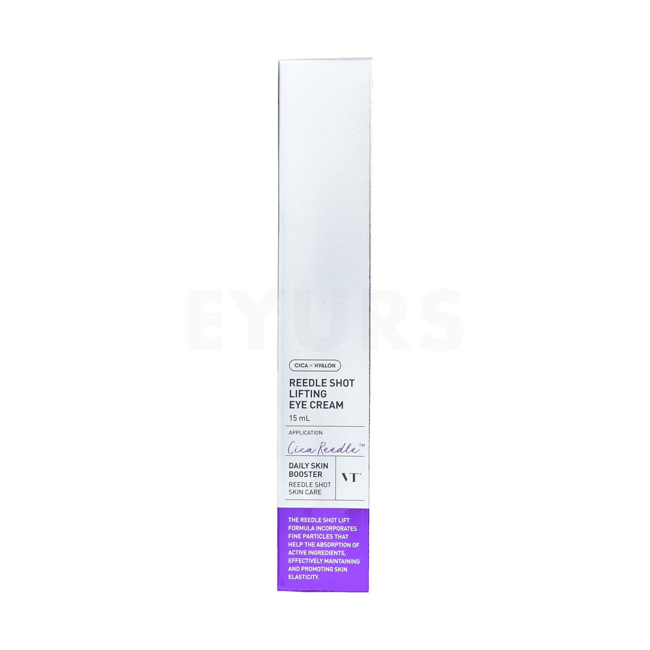 vt reedle shot lifting eye cream front side packaging product