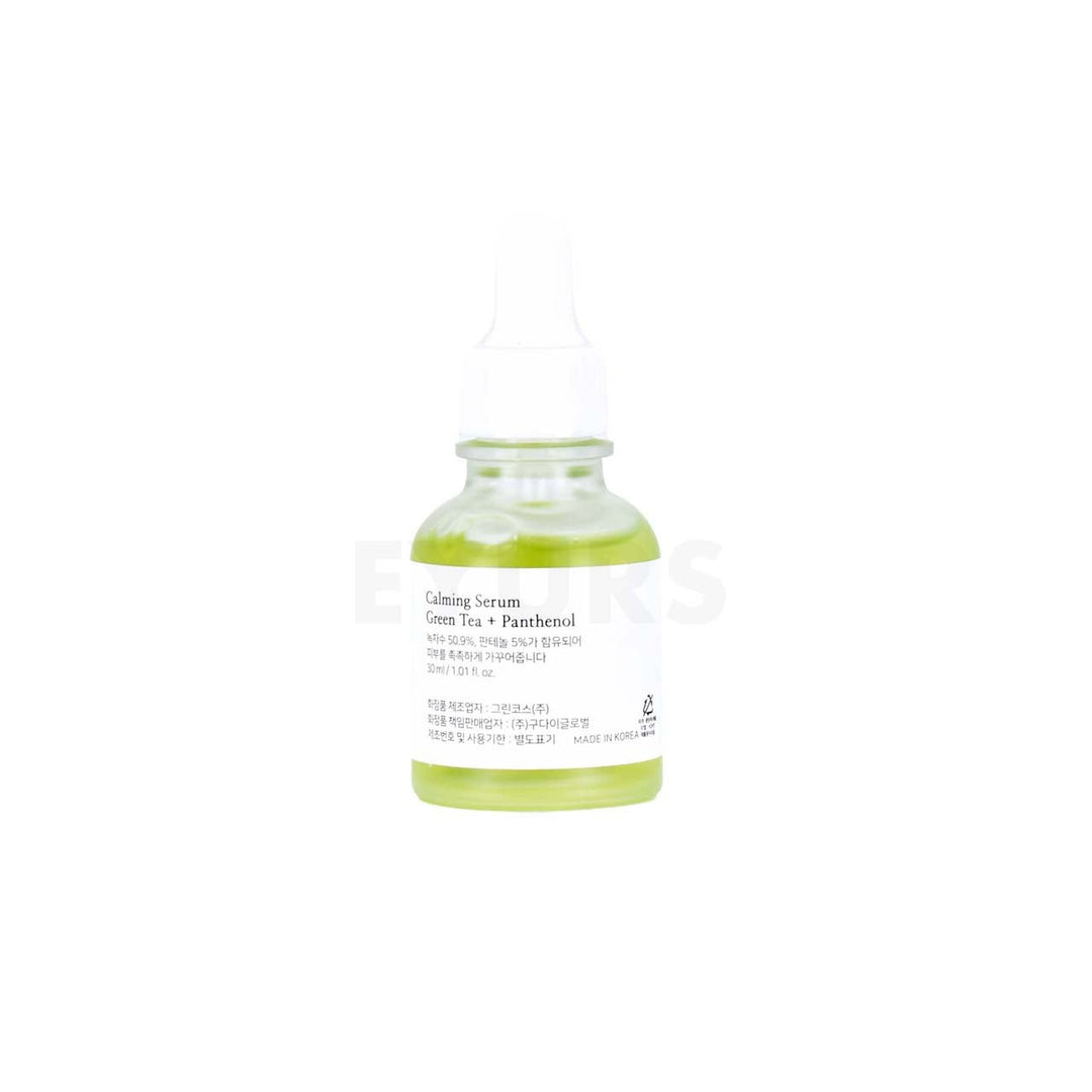 beauty of joseon calming serum green tea panthenol back of product